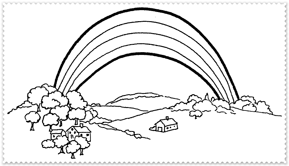 e rainbow and the promise coloring pages - photo #7